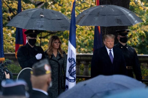 Donald Trump Makes First Appearance Since Losing Election To Joe Biden