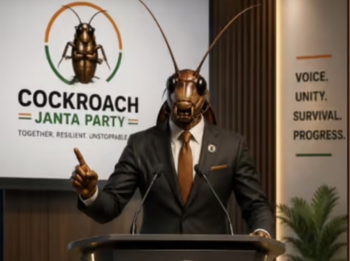 India’s Viral ‘Cockroach’ Party Steps Out of Memes and Into the Streets