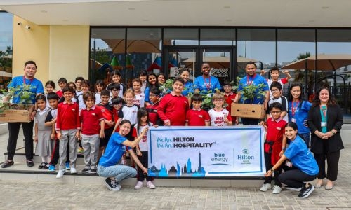 Hilton Bahrain joins forces with Canadian School of Bahrain to celebrate Earth Week