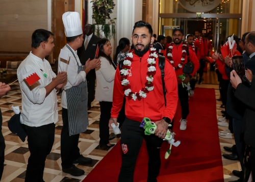 Bahrain national team arrive in Doha for Asian Cup Bahrain national team arrive in Doha for Asian Cup