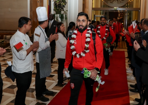Bahrain national team arrive in Doha for Asian Cup