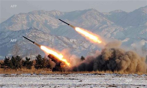 N Korea launches multiple missiles