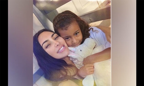 Kim Kardashian shares adorable selfie with daughter North West