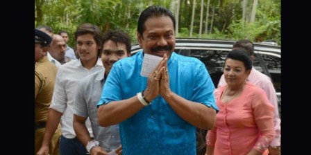 Ex-strongman Rajapakse plots comeback as Sri Lanka votes Ex-strongman Rajapakse plots comeback as Sri Lanka votes