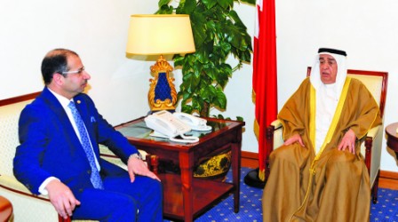 HH Deputy Premier receives Iraqi Speaker	