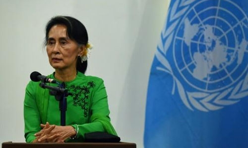 Myanmar's Suu Kyi scraps UN trip amid Rohingya crisis