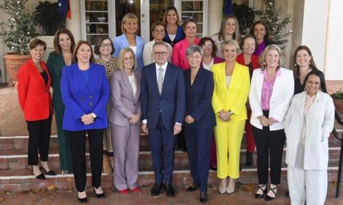 New Australian government includes record 13 women ministers