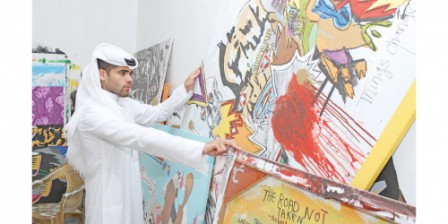 The young artist who gives modern touch to past glory