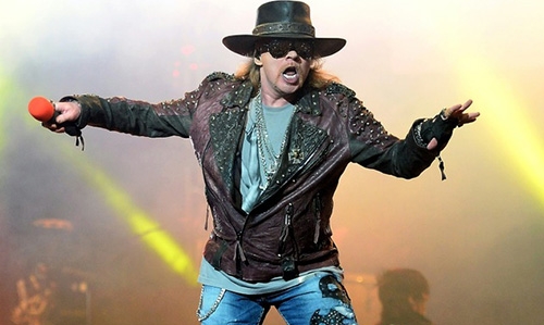Axl Rose, back with Guns N' Roses, to front AC/DC