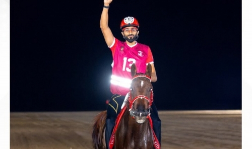 HH Shaikh Nasser bin Hamad Takes Part in Qatar International 160km Endurance Race