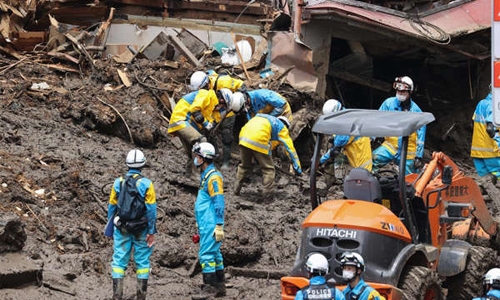 Nine dead, 19 missing in Japan mudslides