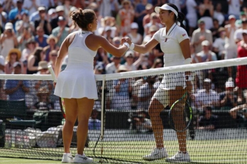Paolini ends Eala run to reach Wimbledon quarters Paolini ends Eala run to reach Wimbledon quarters