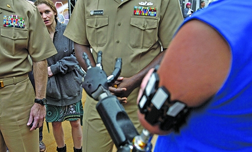 Pentagon's research agency showcases future tech Pentagon's research agency showcases future tech