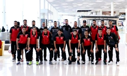 Bahrain national futsal team depart for Cairo for Arab Cup competition Bahrain national futsal team depart for Cairo for Arab Cup competition