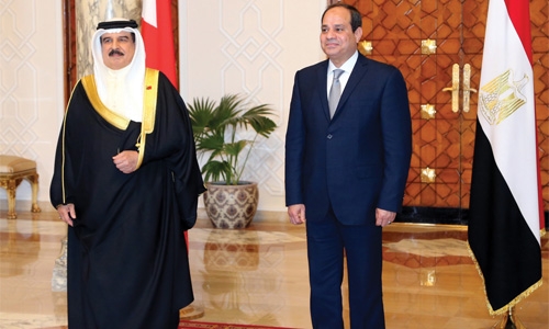 Warm welcome for HM in Egypt Warm welcome for HM in Egypt