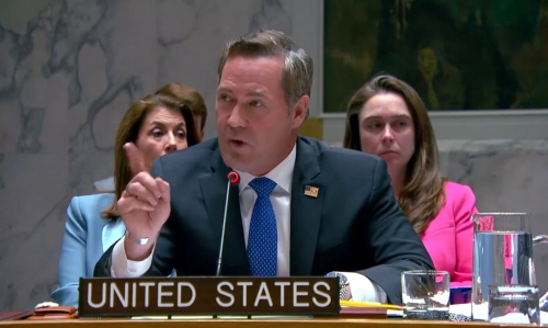 US Envoy Delivers Blistering Critique of Iran at Security Council US Envoy Delivers Blistering Critique of Iran at Security Council
