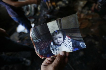 Palestinian toddler burned to death in 'settler' arson attack Palestinian toddler burned to death in 'settler' arson attack