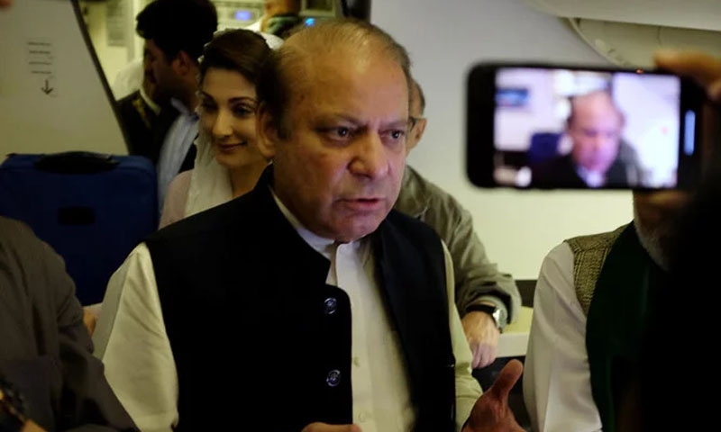 Nawaz Sharif arrested after flying home to face jail