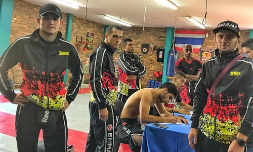 Bahrain MMA team in South Africa