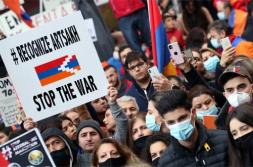 Armenia, Azerbaijan, Russia say sign deal to end Nagorno-Karabakh conflict