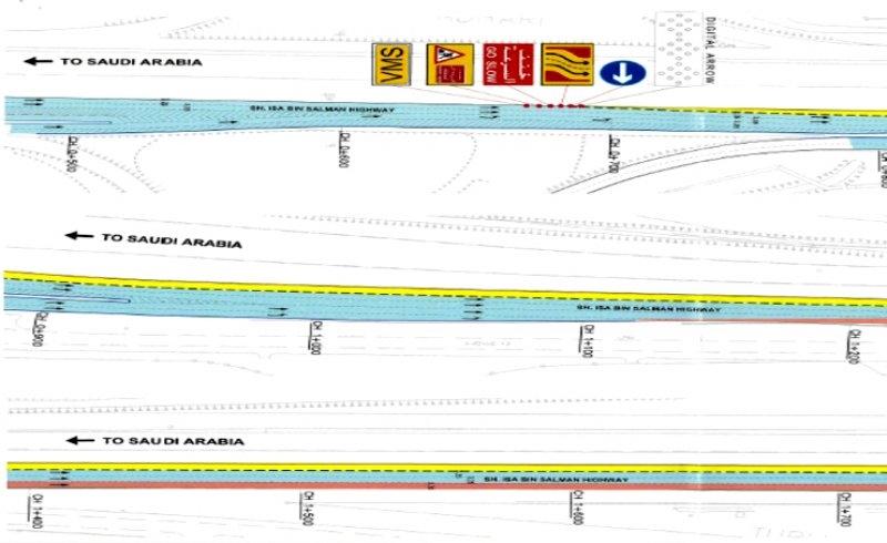 45 day lane closure announced 