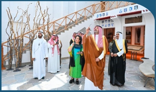 Saudi Prince Faisal bin Salman Visits Sheikh Ebrahim Center in Bahrain