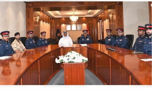 Shaikh Khalid Visits National Civil Emergency Management Center Shaikh Khalid Visits National Civil Emergency Management Center