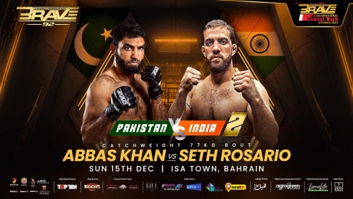 Seth Rosario set for career-defining India vs Pakistan showdown at BRAVE CF 92 Seth Rosario set for career-defining India vs Pakistan showdown at BRAVE CF 92