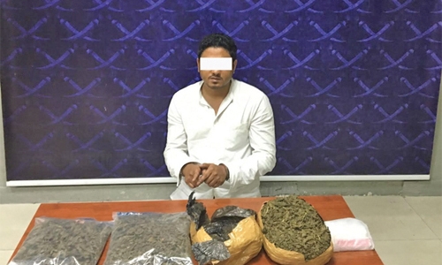 Man arrested with 4kg of marijuana