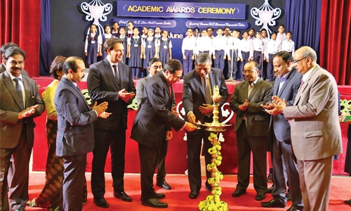 Indian school honours toppers Indian school honours toppers