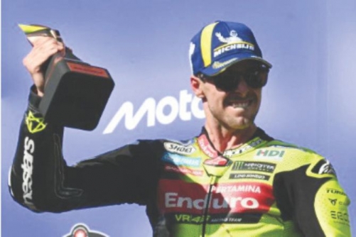 Di Giannantonio takes second straight MotoGP pole in Austin Di Giannantonio takes second straight MotoGP pole in Austin