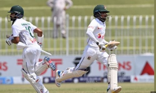 Shadman anchors Bangladesh’s good show in first Pakistan Test Shadman anchors Bangladesh’s good show in first Pakistan Test