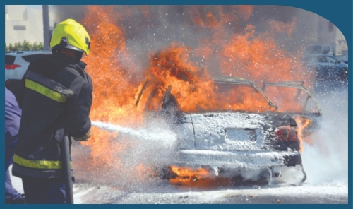 Interior Ministry: Nearly 800 Car Fires Reported in a Year