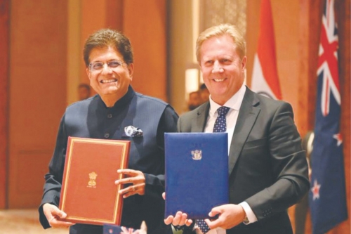 India and New Zealand sign ‘Oncein-a-generation agreement’