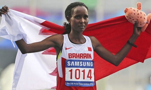 Bahrain’s Eunice Kirwa clinched historic medal