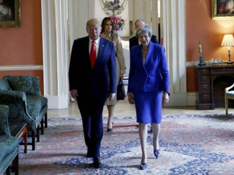 Trump promises May very substantial deal