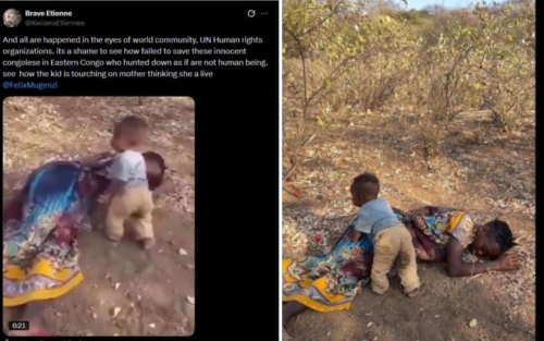 Sleeping mother in Tanzania misrepresented as conflict victim Sleeping mother in Tanzania misrepresented as conflict victim