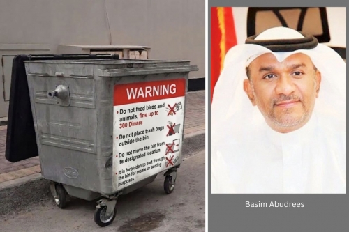 Council backs warning stickers on bins