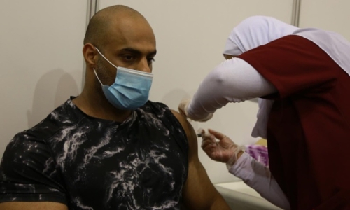 Vaccination in Bahrain has a very patriotic feel