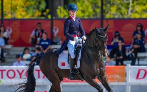 Black Leads Bahrain Dressage Challenge