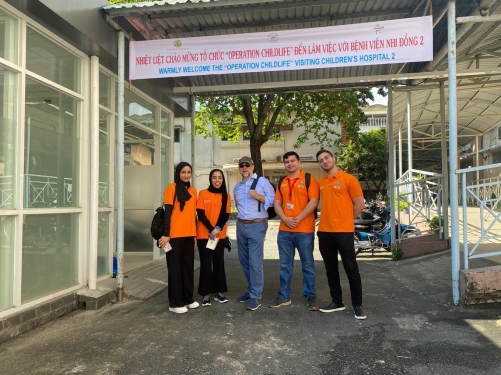 RCSI Bahrain students support paediatric surgeries in Vietnam