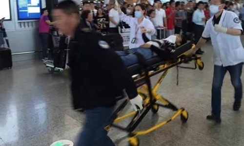 Fireworks hurt four at Shanghai airport Fireworks hurt four at Shanghai airport