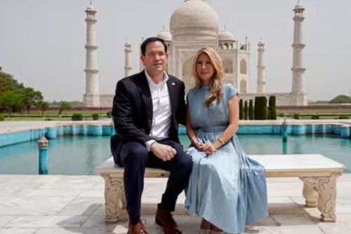 Marco Rubio visits Taj Mahal with wife ahead of high-stakes Quad talks in Delhi Marco Rubio visits Taj Mahal with wife ahead of high-stakes Quad talks in Delhi
