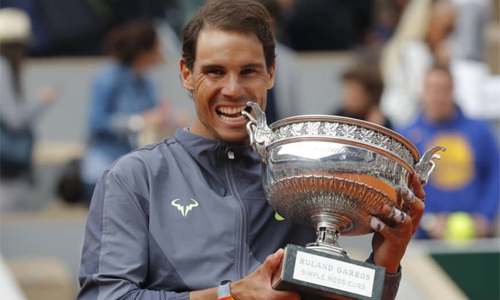 Nadal wins 12th French Open