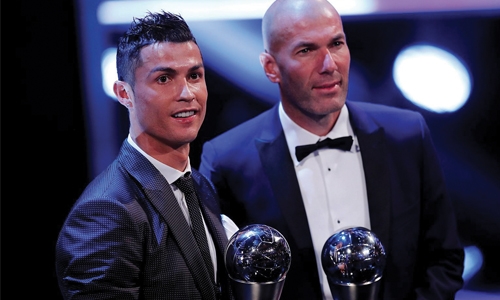 Ronaldo retains FIFA award for world’s best player