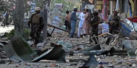 More than 15 feared dead in powerful truck bomb, 240 injured More than 15 feared dead in powerful truck bomb, 240 injured