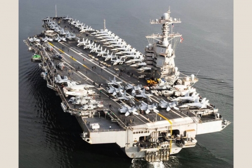USS Gerald R. Ford Redeployed to Middle East as U.S. Steps Up Pressure on Iran