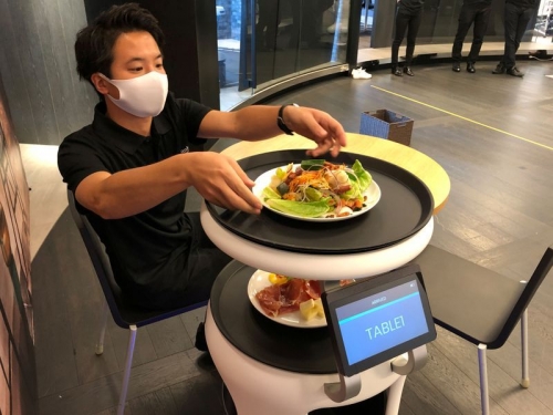 SoftBank brings food service robot to labour-strapped Japan