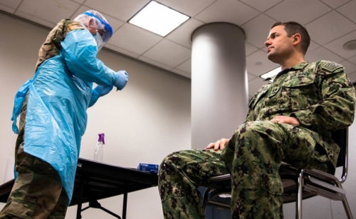Japan, U.S. discuss jump in coronavirus cases at U.S. military bases