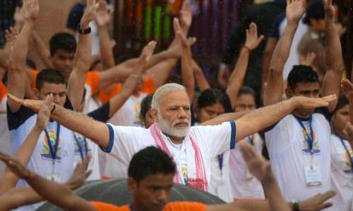 Yoga connecting world, says Modi as millions celebrate